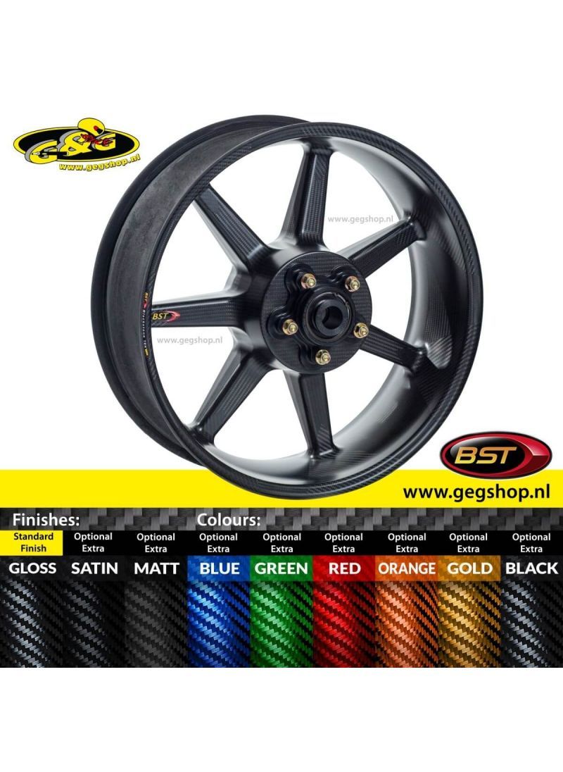 BST Carbon Achtervelg Mamba TEK 6,0 x 17" Ducati Monster 821