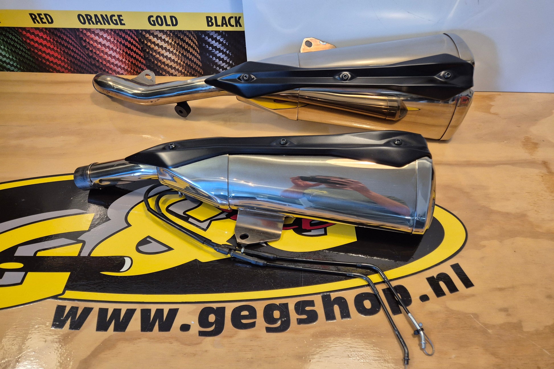 Originele demperset Kawasaki Z1000 2007 2008 2009 gebruikt erg netjes - overzicht