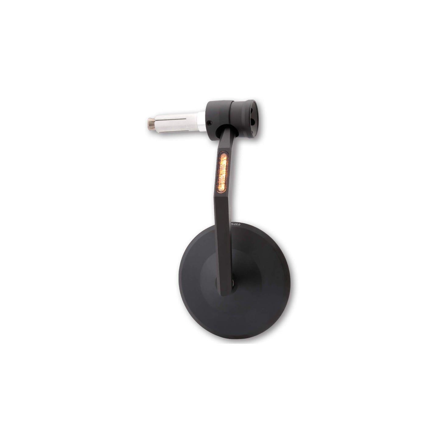 Highsider Montana Rim Handlebar End Mirror with Led Turn Signal/Position Light