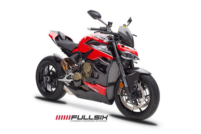 FullSix Carbon Radiator Covers Upper Set – Ducati Streetfighter V4S (2020-2024)