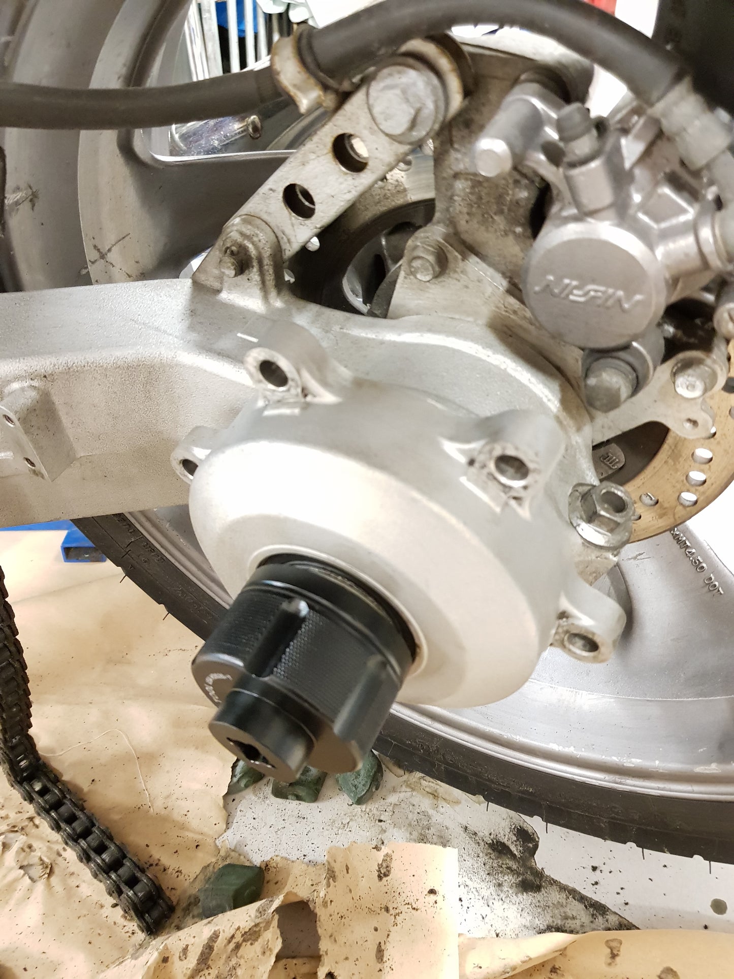Back -tooth carrier Damping rubber NT650 HAWK GT