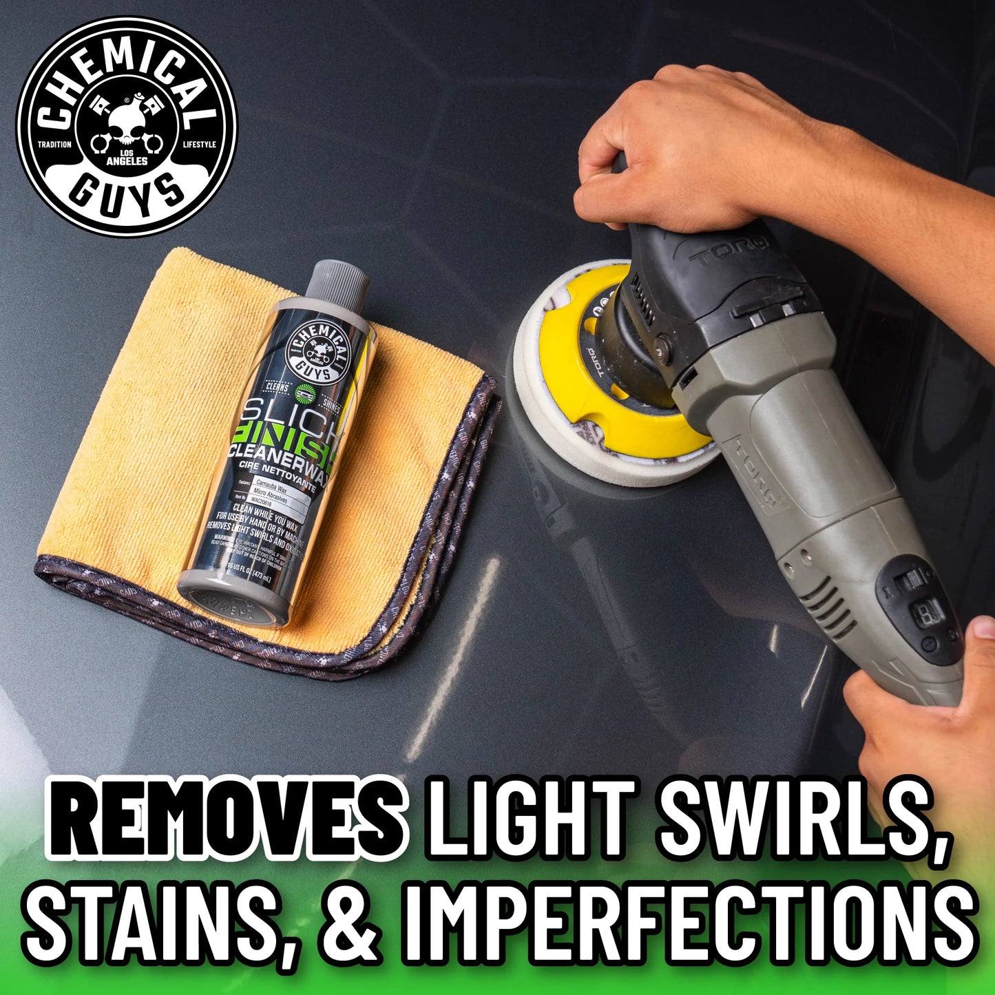 Chemical Guys Slick Finish Cleaner Wax - 473ML