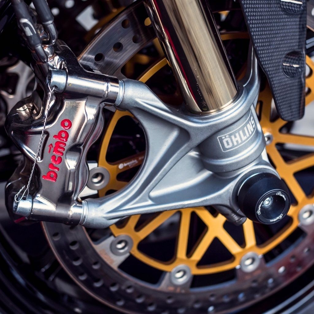 Lightech Front- und Hinterachse Slider Set Black Yamaha MT09 Tracer XSR900