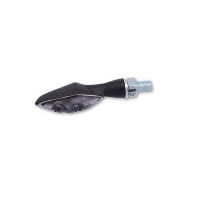 Highsider LED Tail Light, Brake Light, Turn Signal Unit Pen Head Double, Black, Tinted