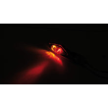 Highsider LED Tail Light, Brake Light, Turn Signal Unit Pen Head Double, Black, Tinted