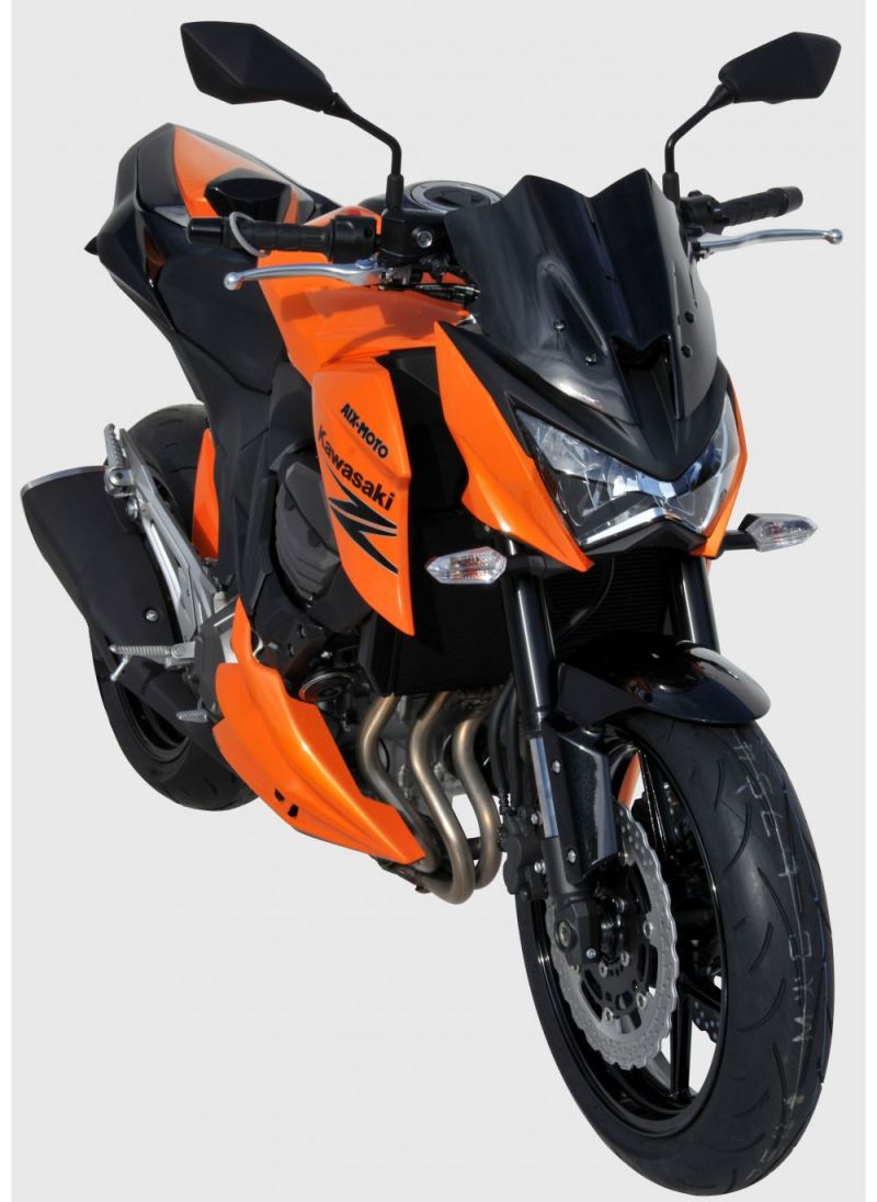 Ermax 030356084 Kawasaki Z800 2013-2016 Sport Flycreen 30cm Dark Black