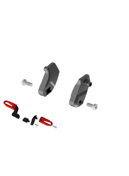 Evotech Ducati Hypermotard 950 RVE Kentekenplaathouder (2020-2025) (Termignoni Single Race Exhaust Compatible)