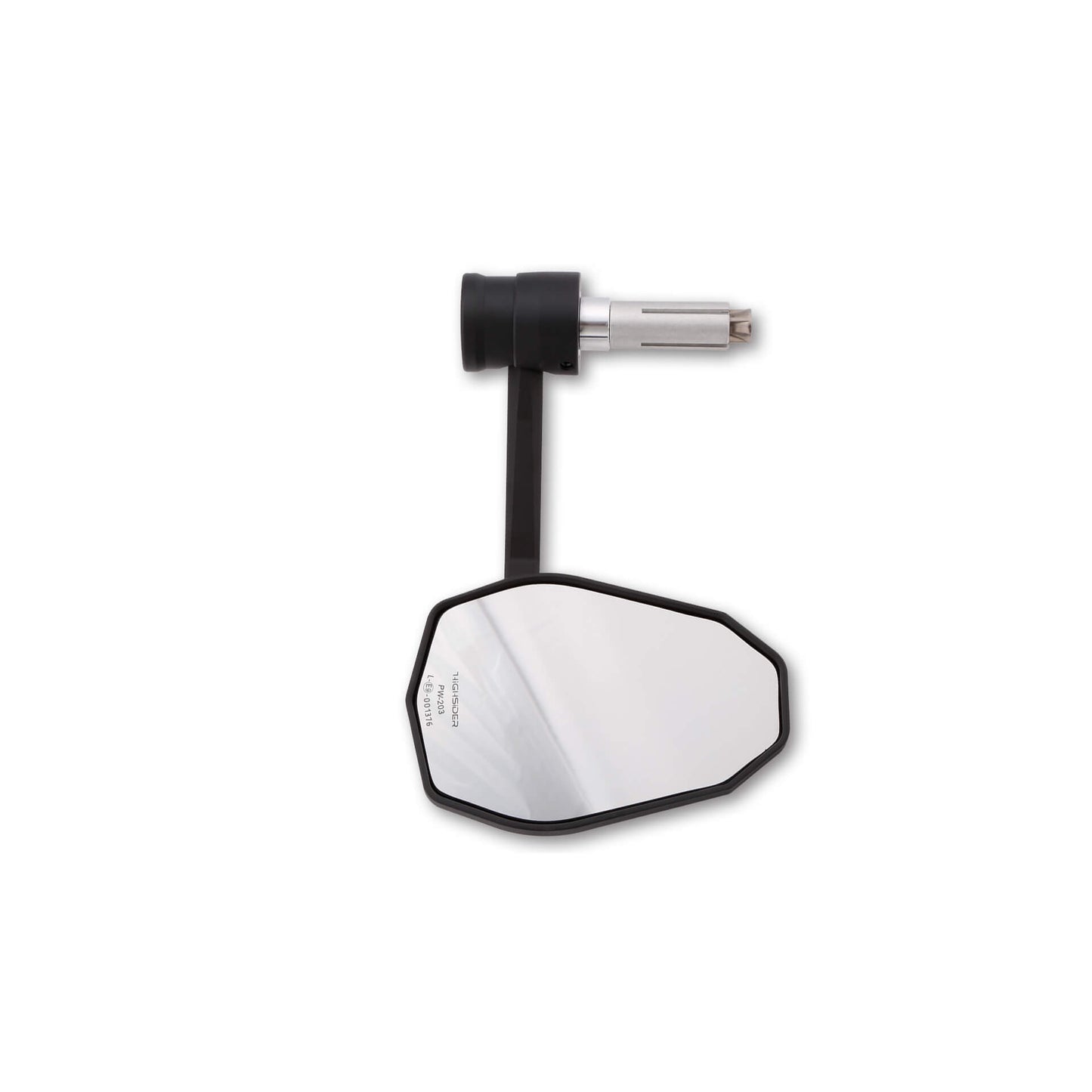 Highsider Victory-X Rim Handlebar End Mirror with LED Turn Signal/Position Light