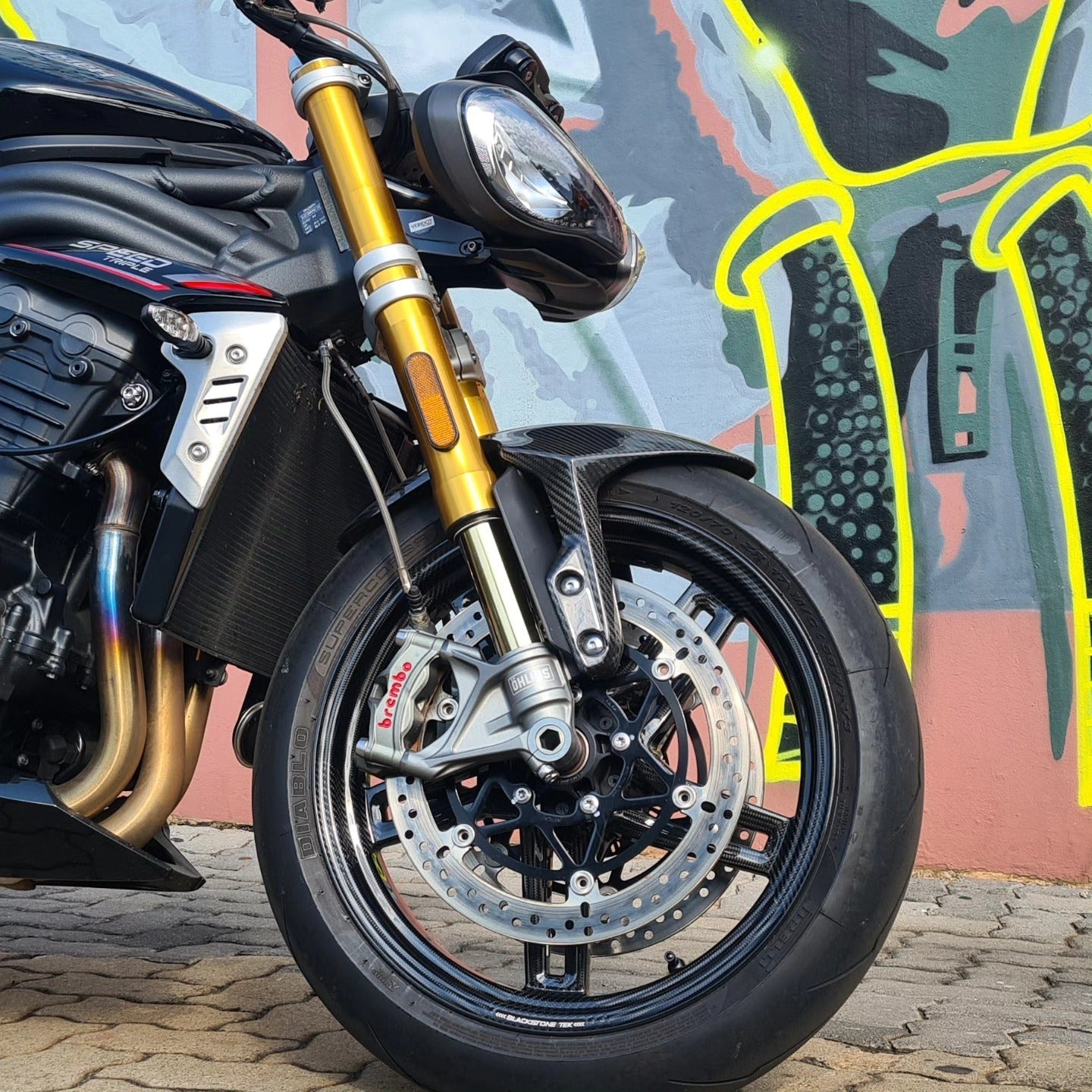 BST Star TEK voorvelg carbon 3,5 x 17" BMW S1000R (2021-2024) Vervanging M Pack