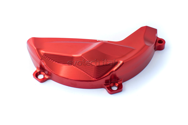 Evotech Motordeksel protection plate Right-Red-Panigale V4 (all models)