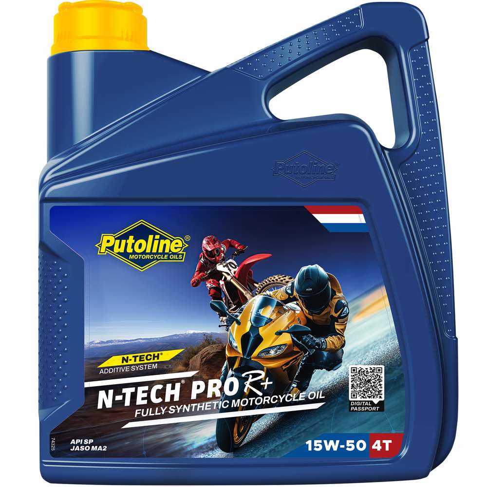 Putoline N-TECH PRO R+ 15W-50 4L Volsynthetische Motorolie voor High-Performance 4-Takt Motoren