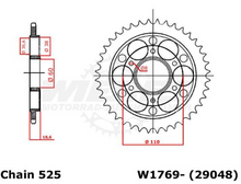 Wieres 525 achtertandwiel 42-tands Ducati Panigale 1199 (2012-2015)