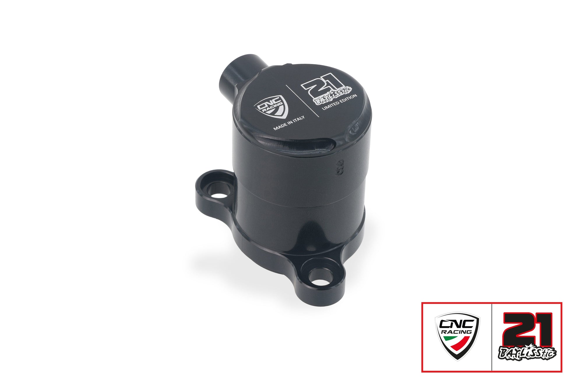 Troy Bayliss Limited Edition drukzuiger koppeling Ducati Monster 695 (2007-2008) productfoto kleur zwart vooraanzicht