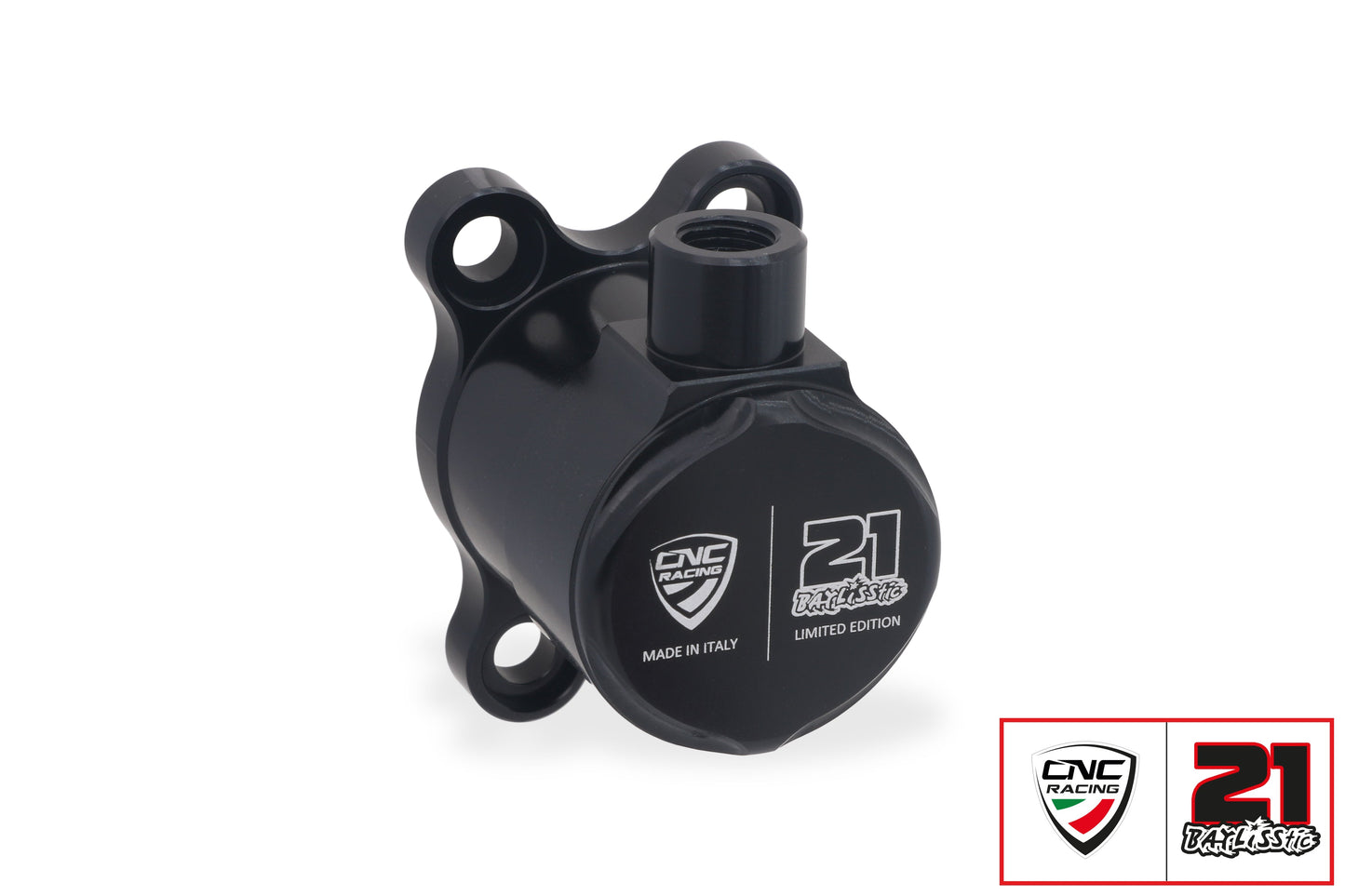 Troy Bayliss Limited Edition drukzuiger koppeling Ducati Monster M900 (1994-1999) productfoto kleur zwart schuin aanzicht