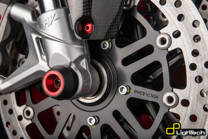 Lightech Front- und Hinterachse Slider Set Red Ducati Monster 821