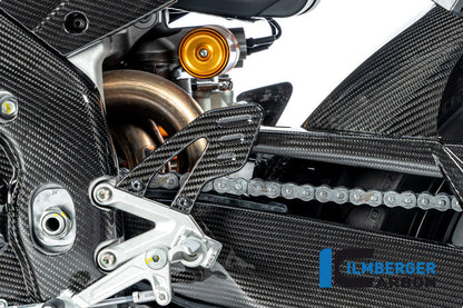 Heelplate carbon links glanzend Aprilia RSV4 (2025+)