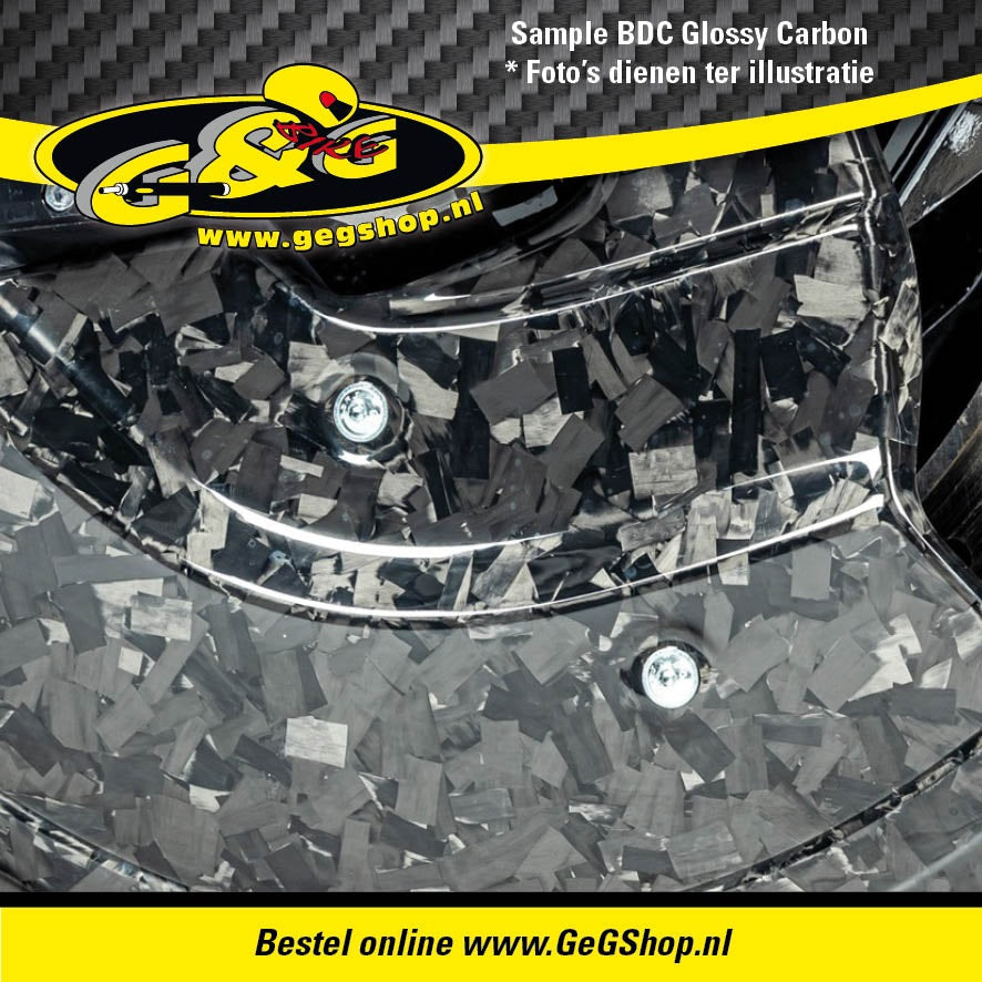 Knipperlichtdrager cover glanzend BDC carbon carbon BMW R12S (2025+)