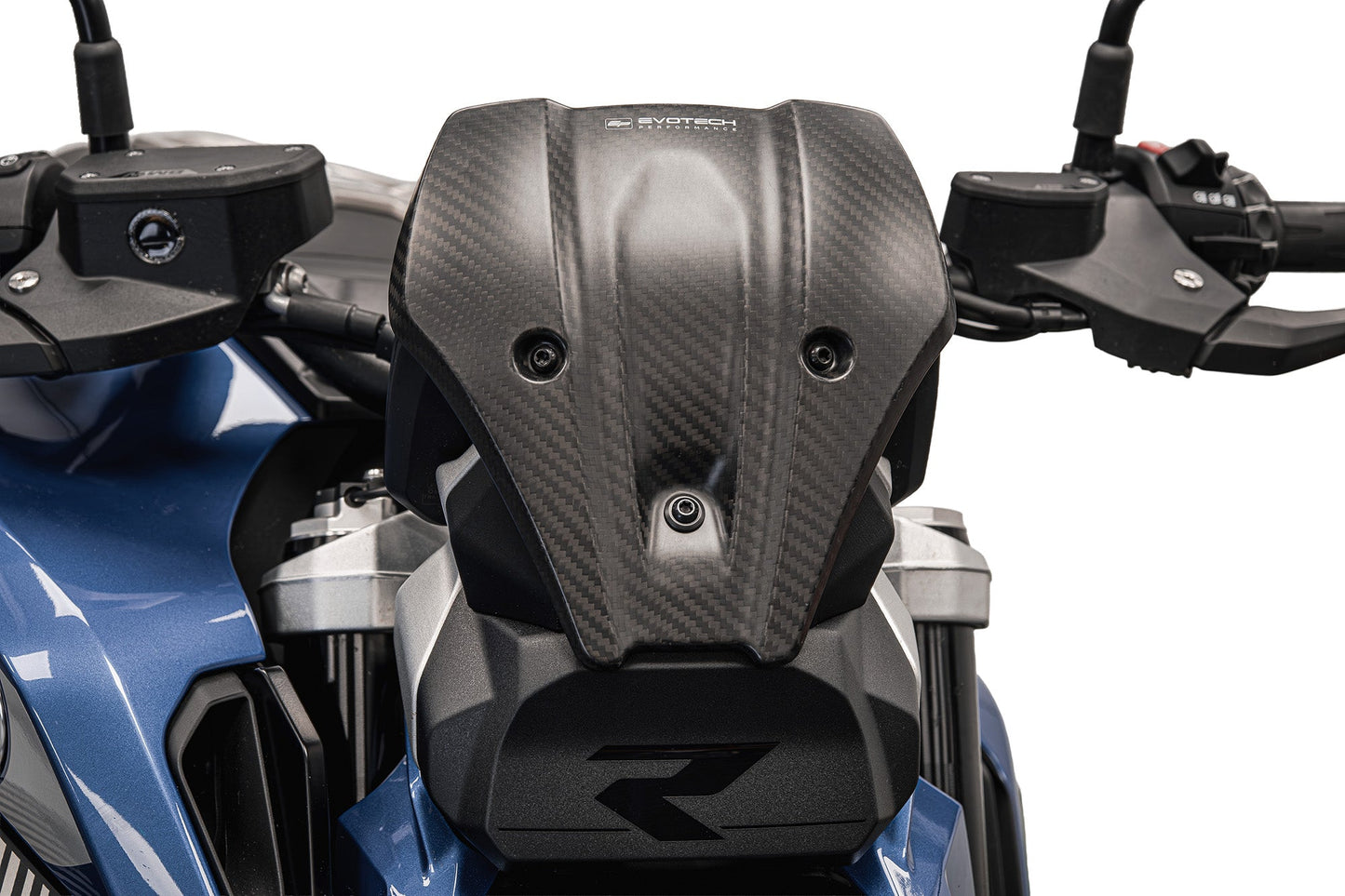Windscherm Flyscreen Evotech - BMW R 1300 R Option 719 Kilauea (2025+) (Carbon Fibre)