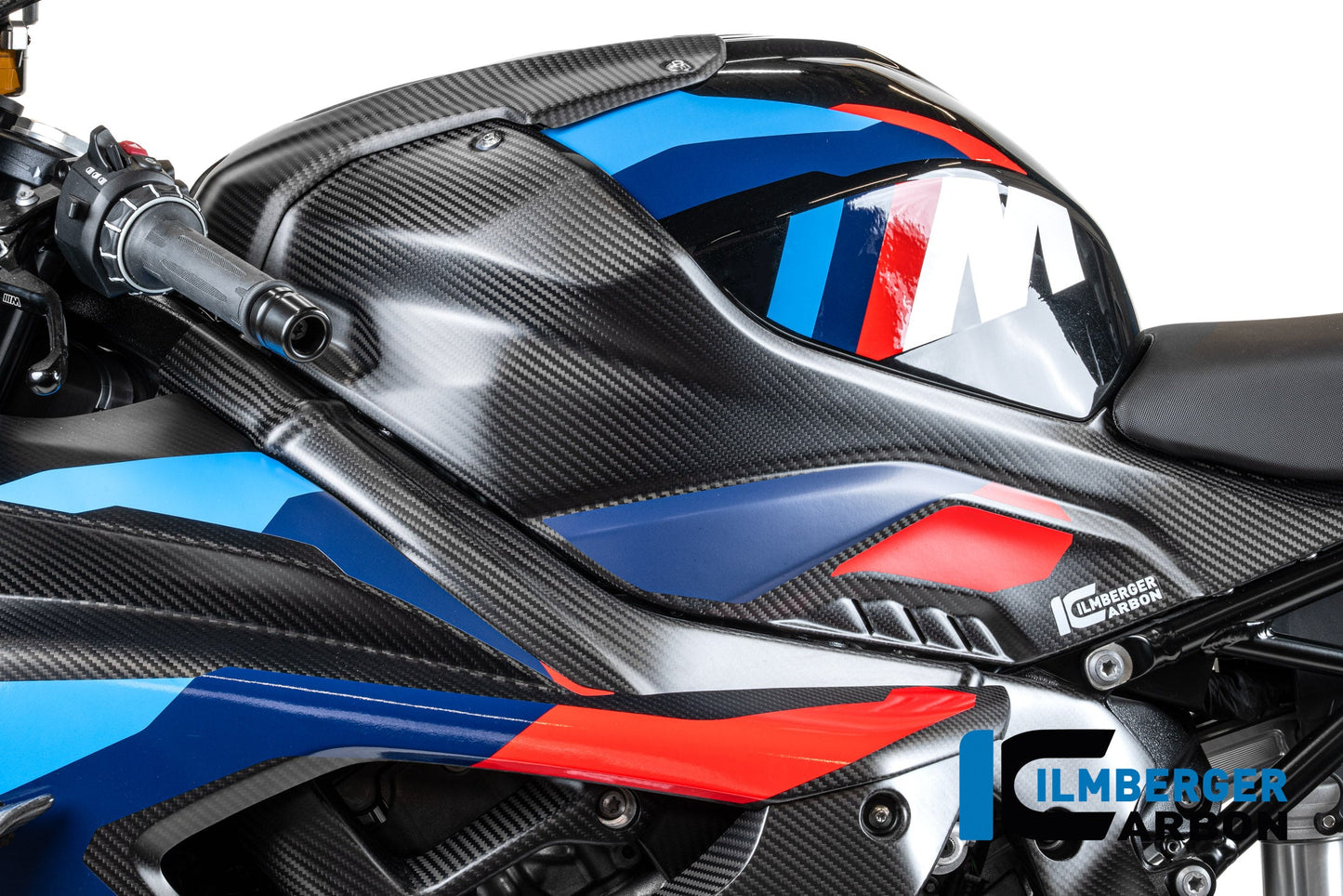 Tank zijpaneel links compleet mat carbon BMW S 1000 R (2025+)