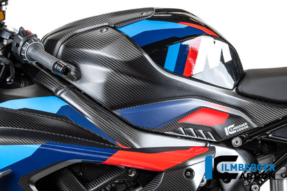 Tank zijpaneel links compleet mat carbon BMW M 1000 RR Street (2023-2024)