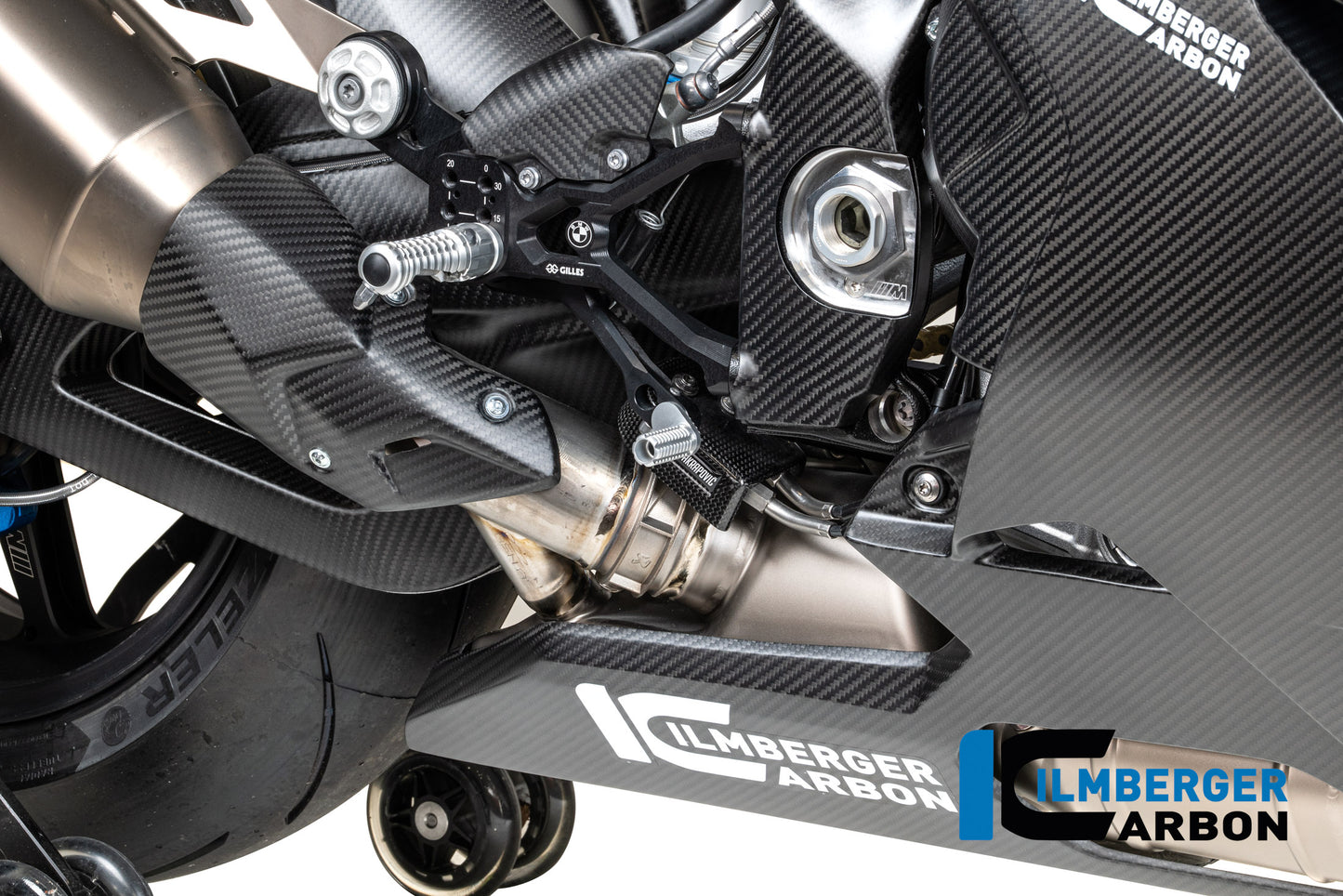 Uitlaat hitteschild mat carbon BMW M1000R (2025+)