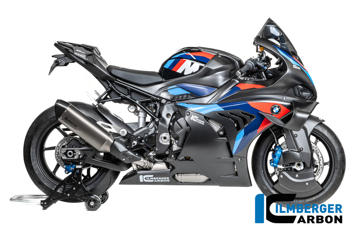 Kraftstofftank-Seitenverkleidung rechts, komplett, mattes Carbon, BMW M 1000 RR Street (2025+)
