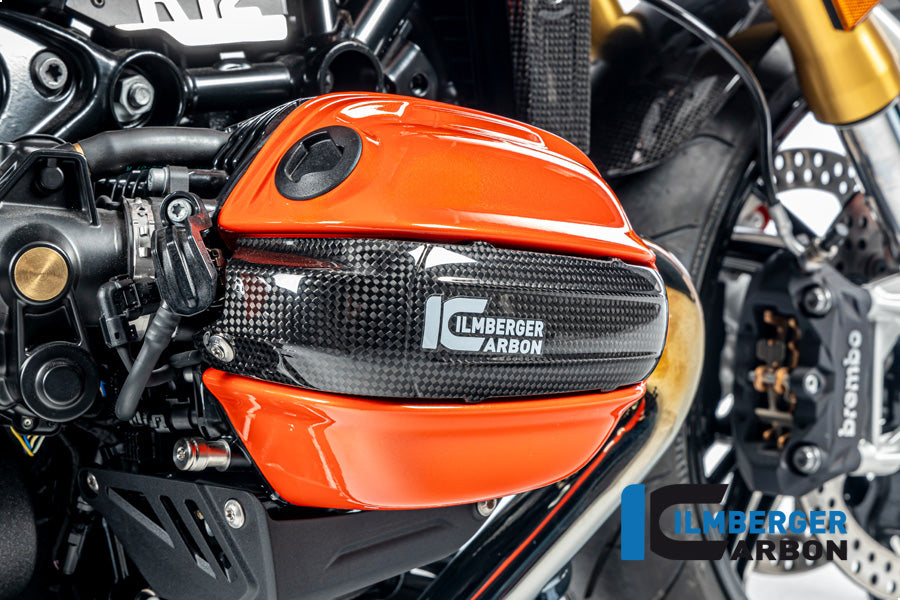 Bougiedop cover rechts glanzend carbon BMW R12S (2025+)