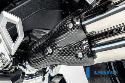 Uitlaat hitteschild glanzend carbon carbon BMW R12S (2025+)
