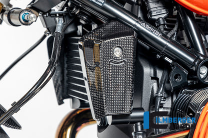 Oil Cooler Cover Left Side Glossy Carbon R 12 Nine T 2024+