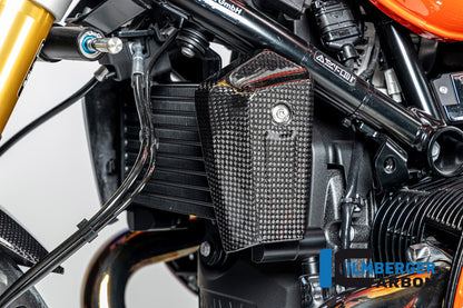 Oil Cooler Cover Left Side Glossy Carbon R 12 Nine T 2024+