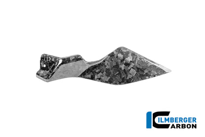 Zijkuip onder de tank links (onderpaneel) glanzend Black Diamond Carbon BMW R1300GS Adventure (2024+)