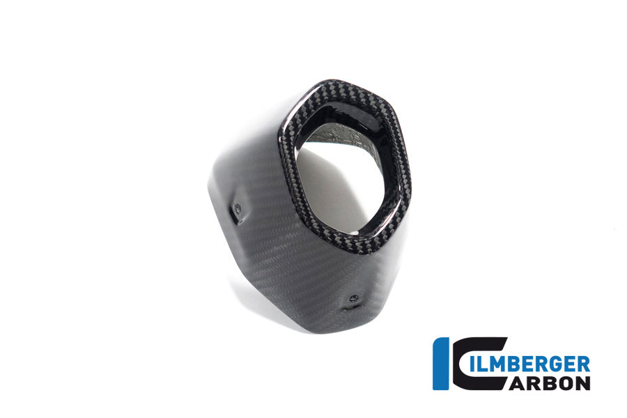 Rear Silencer Protector Carbon Glossy Carbon BMW R1300GS Adventure Option 719 Karakorum 2024+