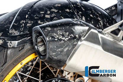 Rear Silencer Protector Matt BDC Carbon BMW R1300GS Adventure Triple Black 2024+