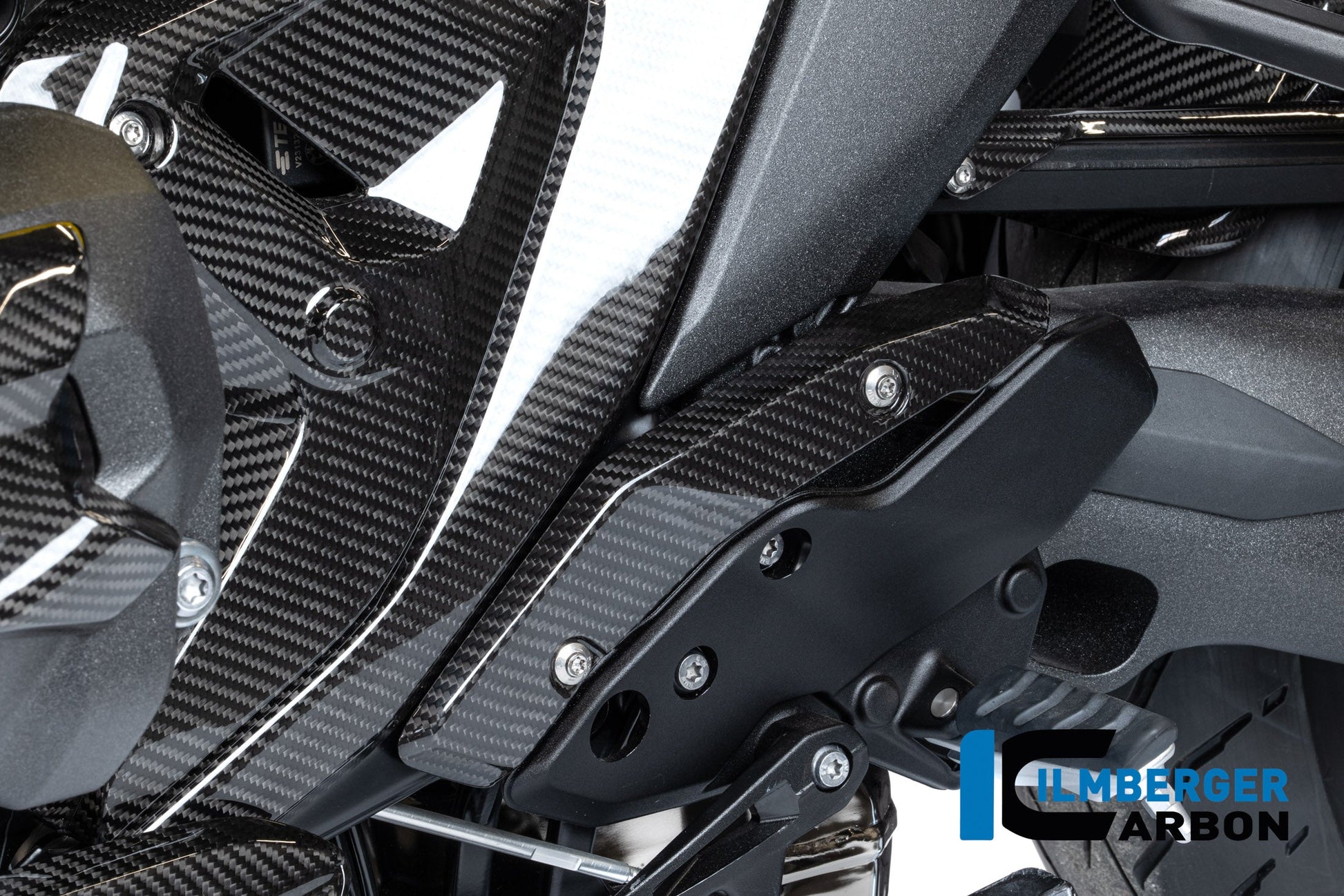 Hielbeschermer links carbon hoogglans BMW R1300RS Option 719 Cuyamaca (2025+)