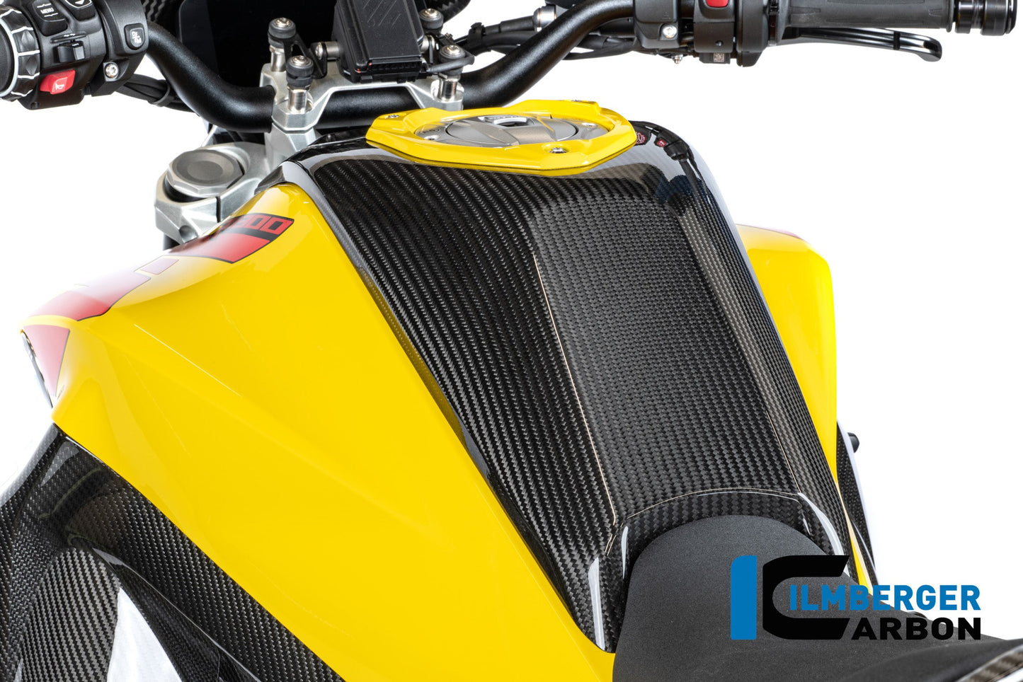 Tankafdekking boven carbon hoogglans BMW R1300RS Triple Black (2025+)