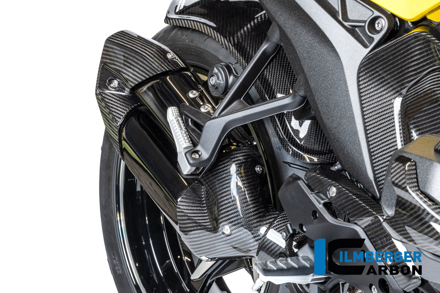 Uitlaat eindkapset carbon hoogglans BMW R1300R Option 719 Kilauea (2025+)