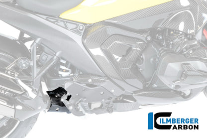 Binnenste uitlaat hitteschild onder carbon hoogglans BMW R1300RS Option 719 Cuyamaca (2025+)