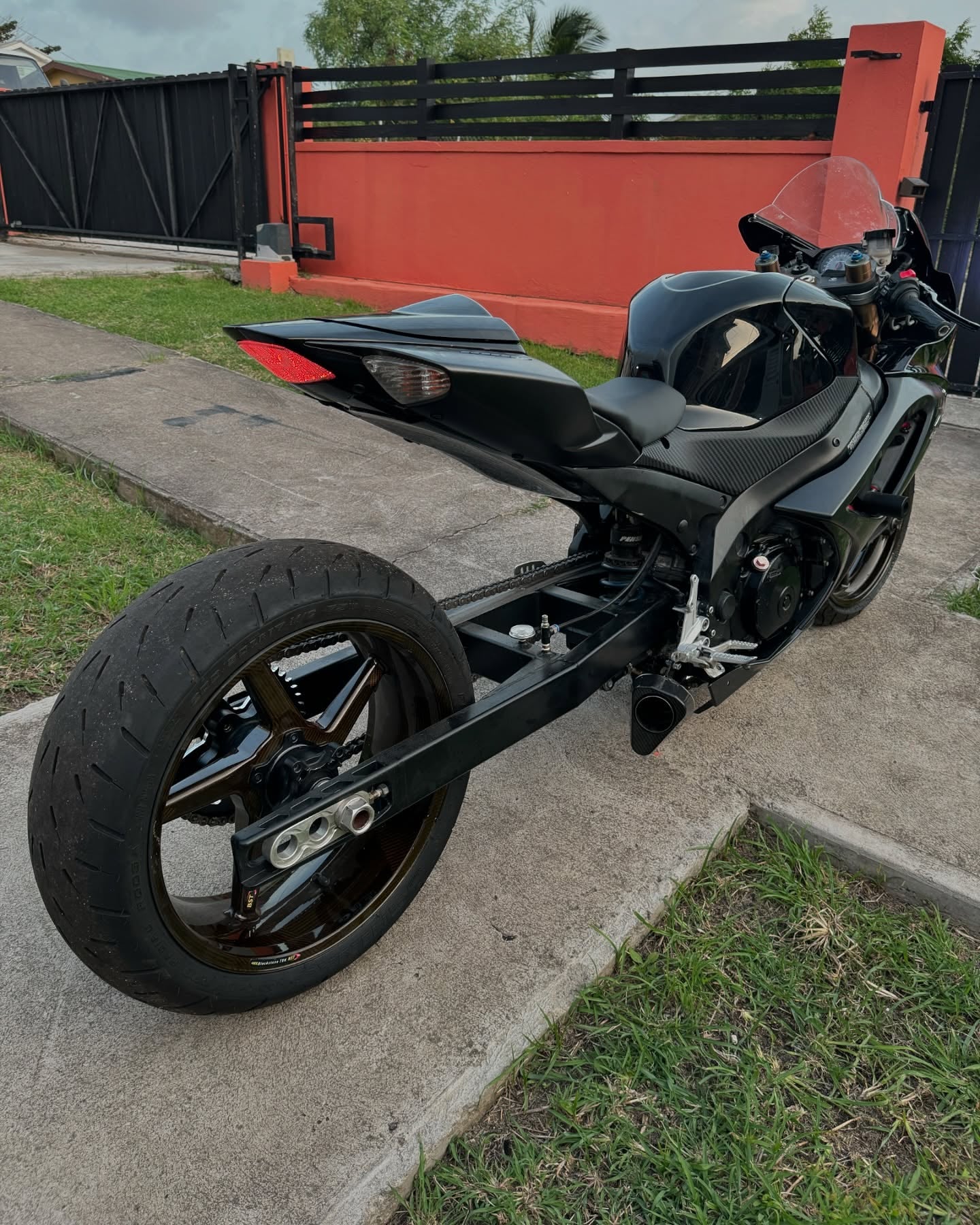 BST kolfrontfälg Black Diamond 3,5 x 17 "Suzuki GSXR1000 2005 - 2008