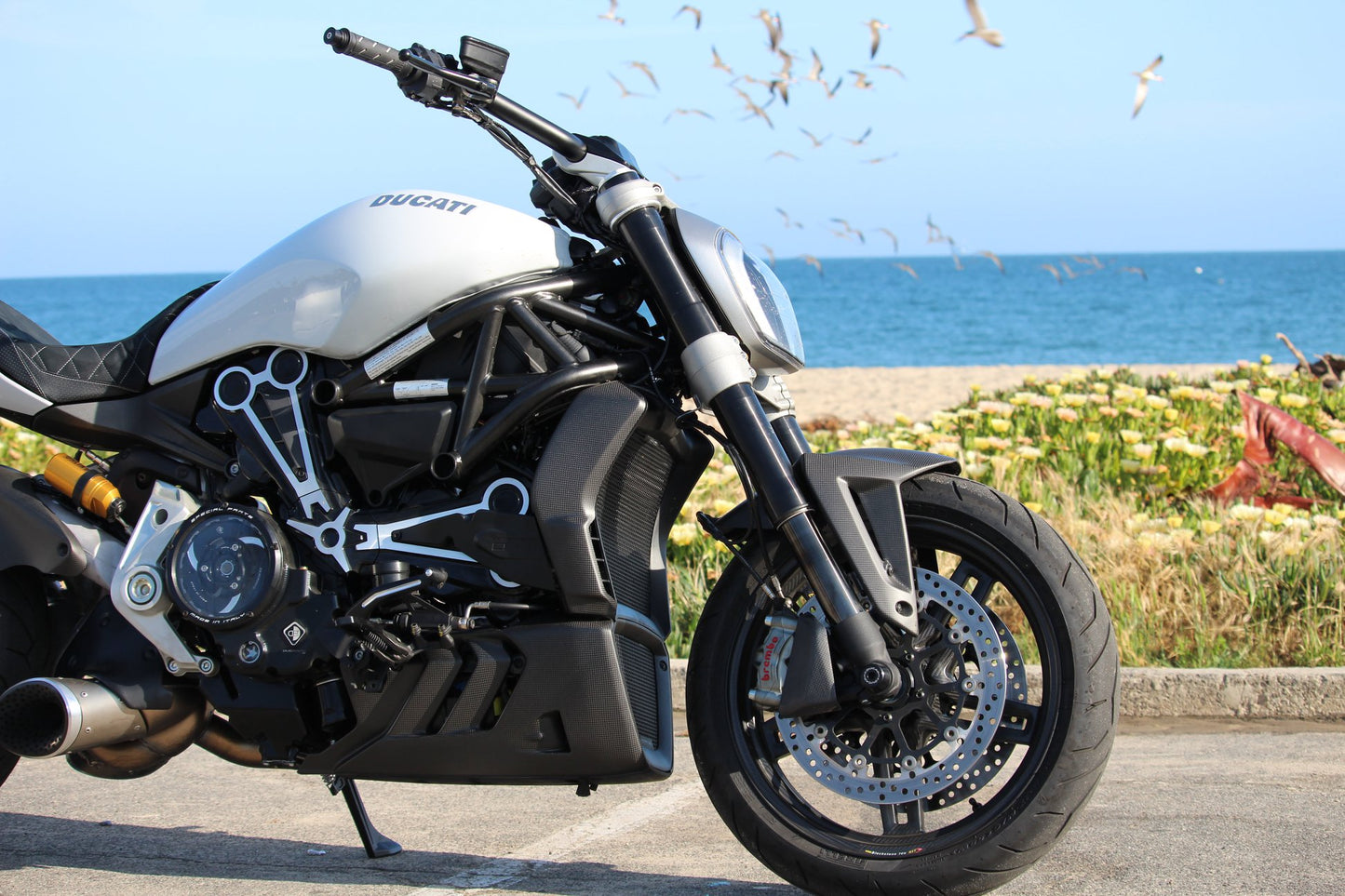BST Carbon Heck Rand Rapid Tek 8,5 x 17 "Ducati Diavel V4 V4S