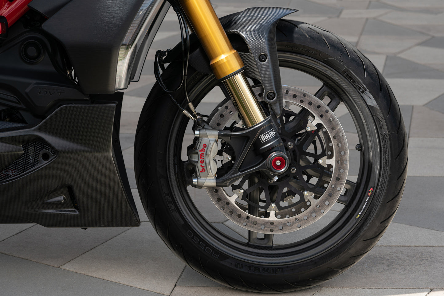 BST Carbon Heck Rand Rapid Tek 8,5 x 17 "Ducati Diavel V4 V4S