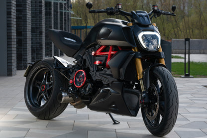 BST Carbon Heck Rand Rapid Tek 8,5 x 17 "Ducati Diavel V4 V4S