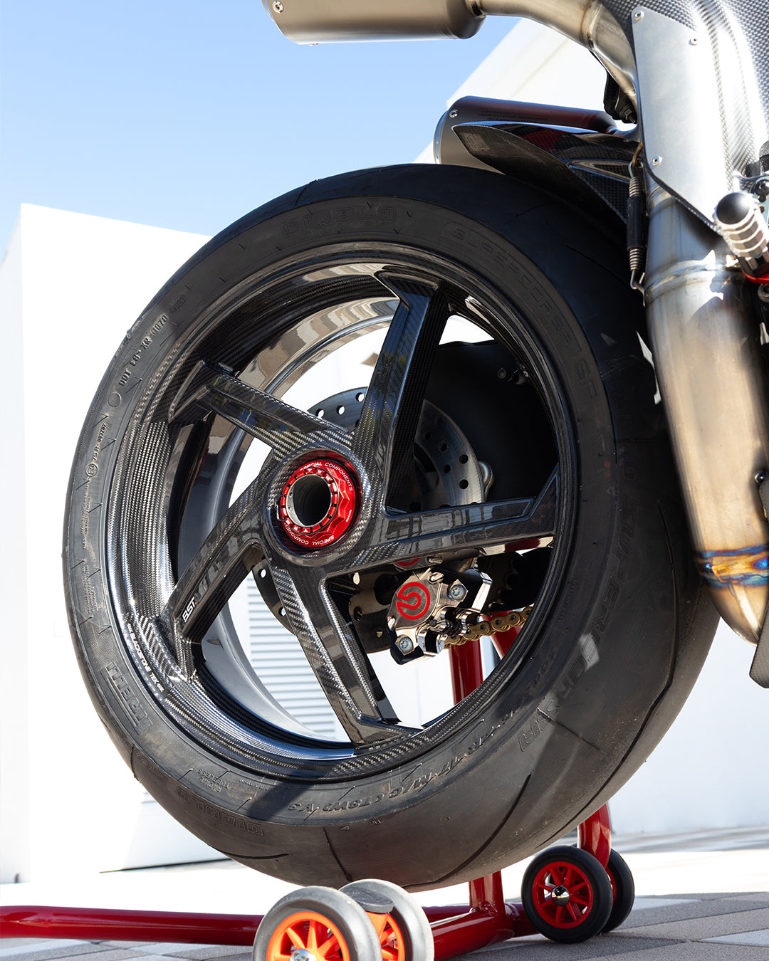 BST Torque TEK 5.5x18'' carbon achtervelg voor Harley Davidson FLHTCU Electra Glide Ultra Classic (2009-2019)