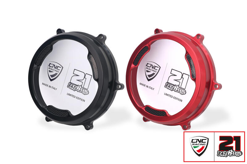 Transparenter Kopplungsdeckel mit Kohlefaser-Inlay-Pramac Limited Edition Ducati Panigale 959 Corse (2018-2019)
