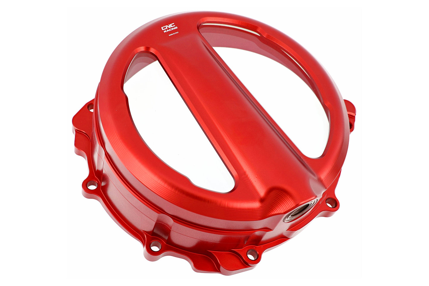 Open koppelingsdeksel met lexaan venster MV Agusta Dragster 800 RR E5 (2021+) rood zijaanzicht
