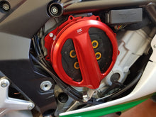 Open koppelingsdeksel met lexaan venster MV Agusta Dragster 800 RR E4 (2018-2020) rood gemonteerd op MV
