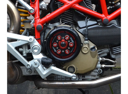 Transparant koppelingsdeksel 'Clear' voor Ducati Hypermotard 1100S (2007-2009)