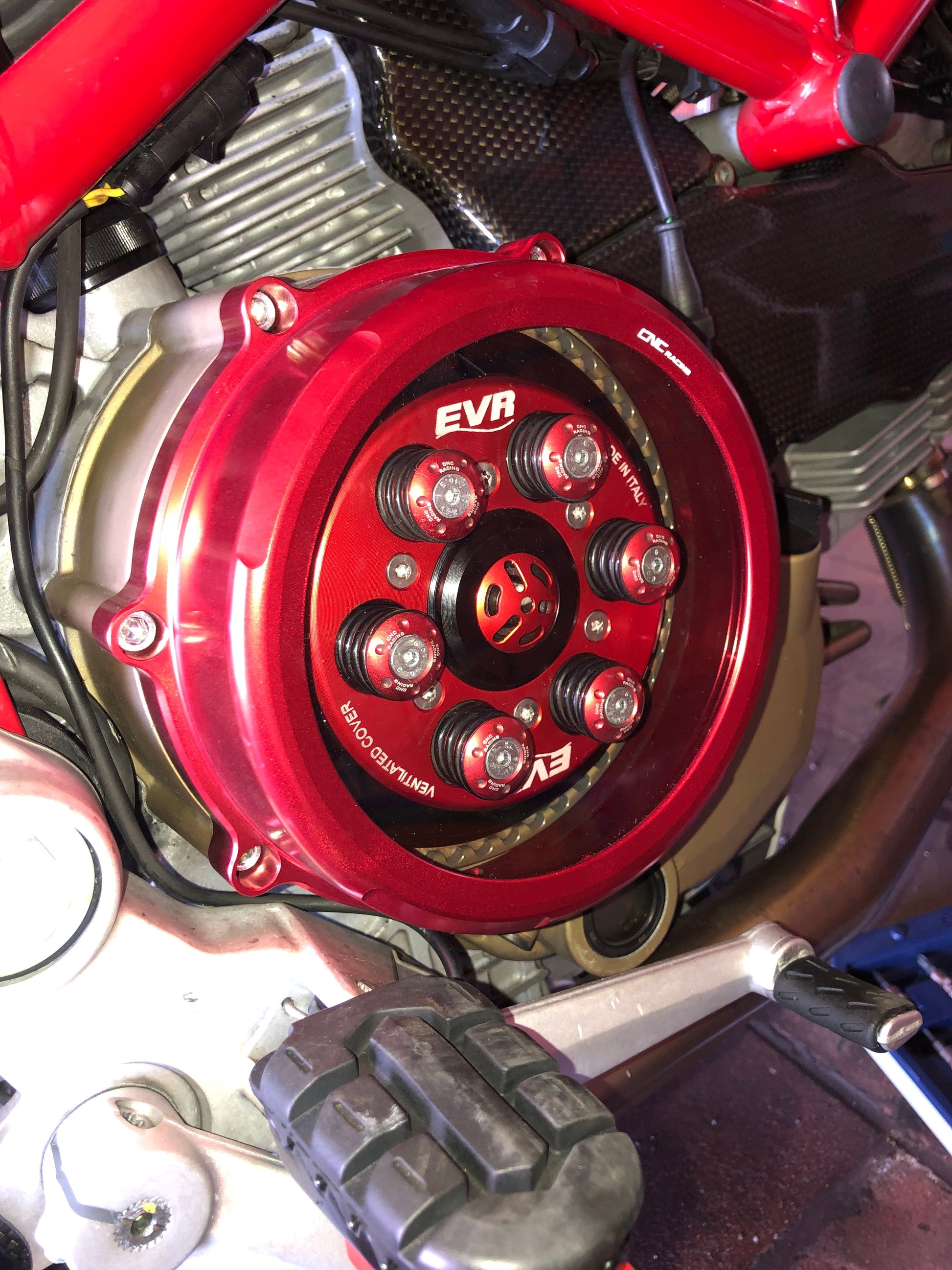 Transparant koppelingsdeksel 'Clear' voor Ducati Hypermotard 1100S (2007-2009)