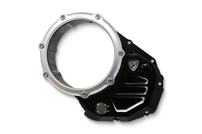 Clear Clutch Cover Ducati Black-Black Ducati Monster 696 (2008-2014)
