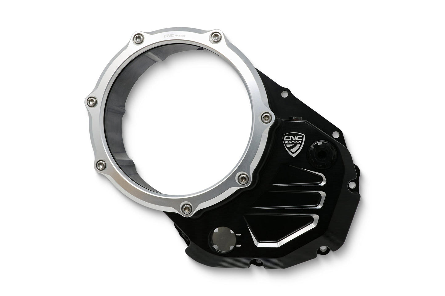 Clear Wet Clutch Cover Ducati Black-Black Ducati ST3 (2003-2007)