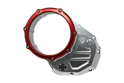 Clear Clutch Cover Ducati Black-Black Ducati Multistradada 1200 (2013-2014)